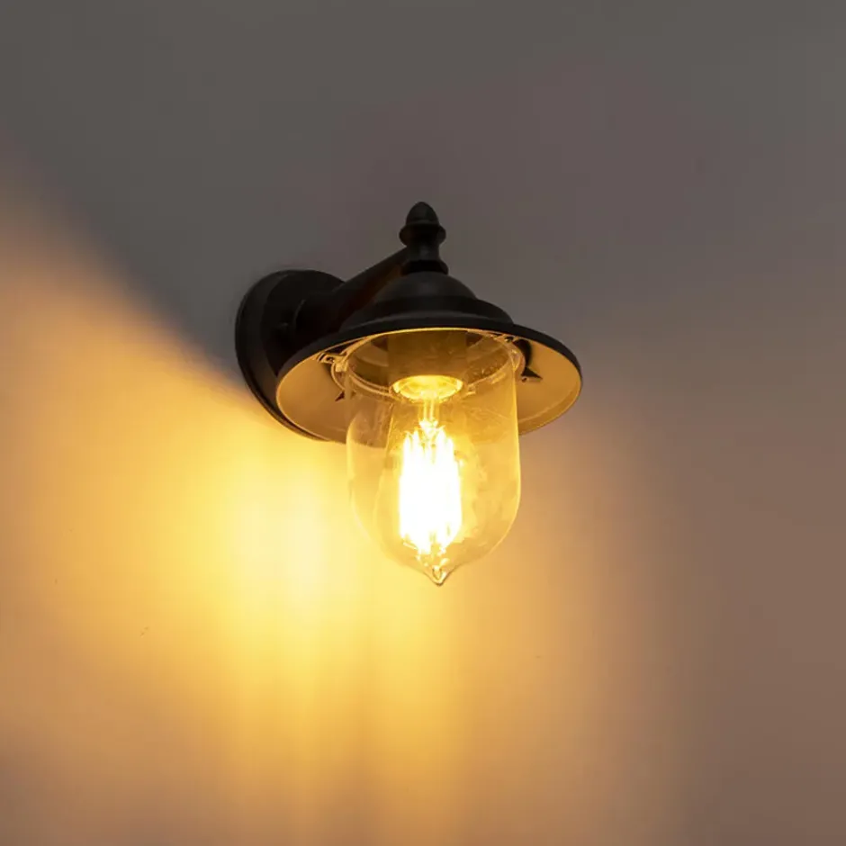 Qazqa wandlamp oxford grijs e27