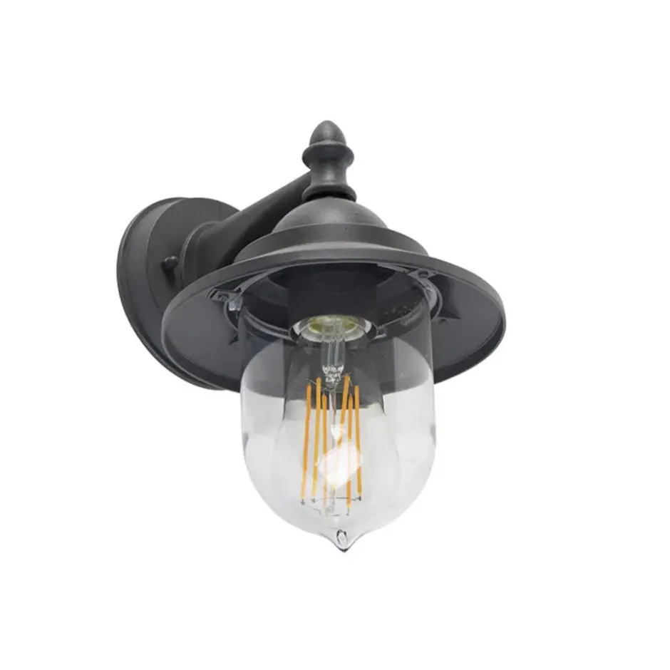 Qazqa wandlamp oxford grijs e27