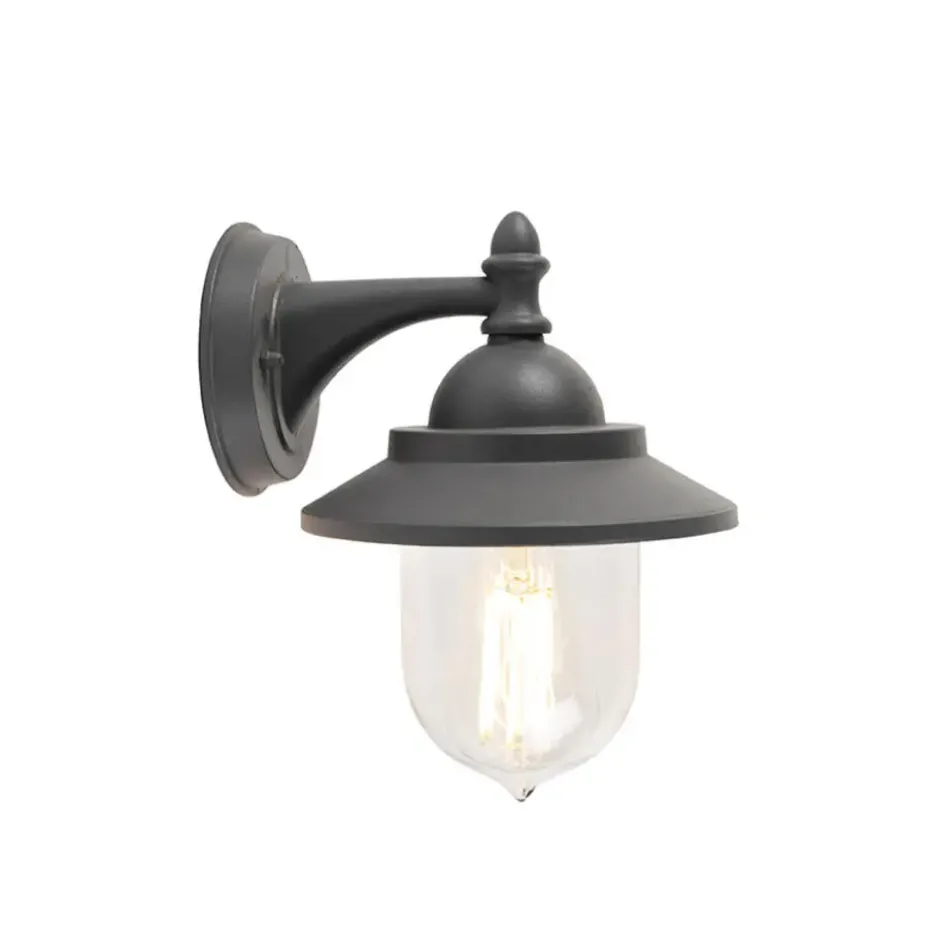 Qazqa wandlamp oxford grijs e27