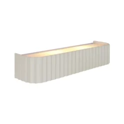 Qazqa wandlamp plaster beige e14