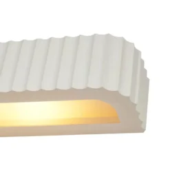 Qazqa wandlamp plaster beige e14