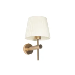 Qazqa wandlamp pluk bronskleurig e27
