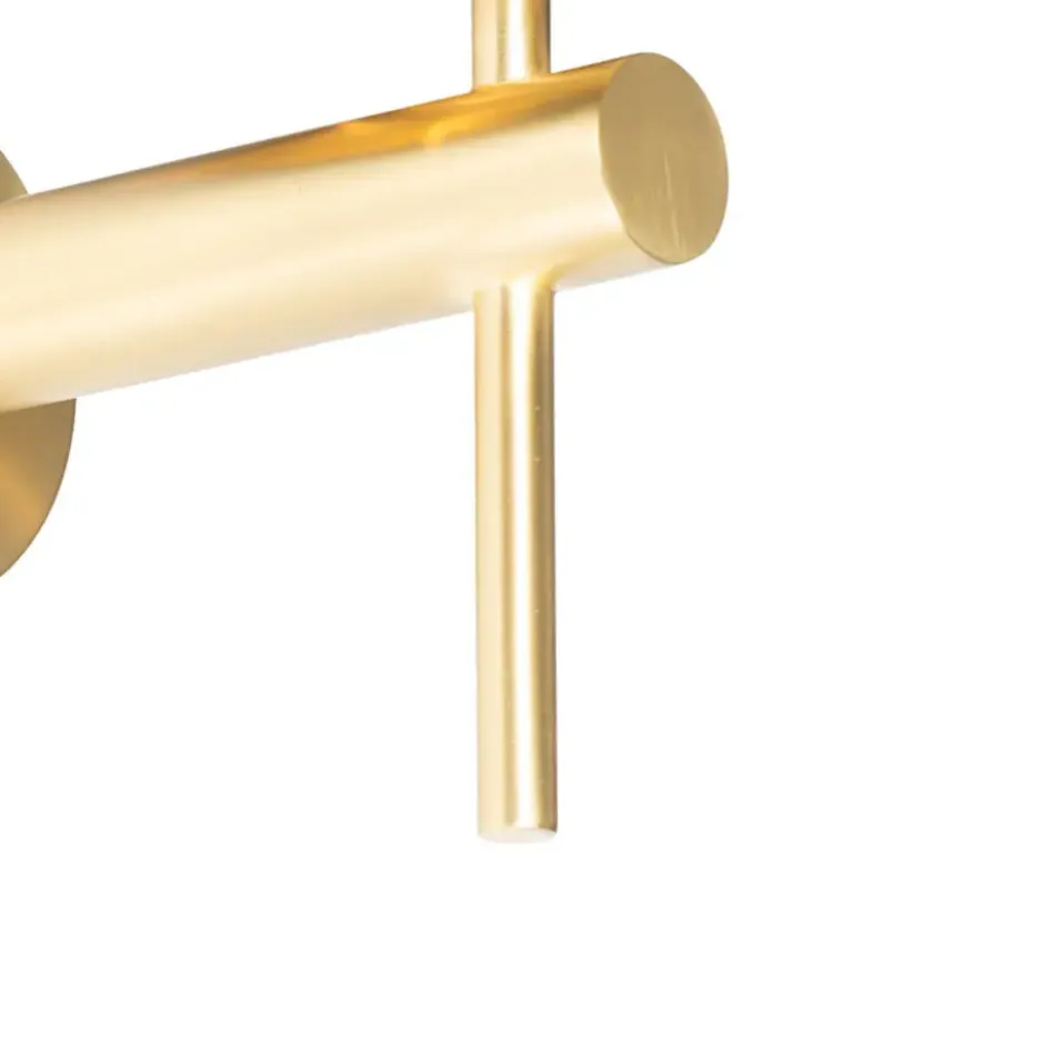 Qazqa wandlamp pluk goudkleurig e27