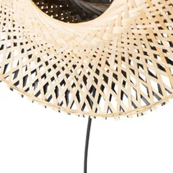 Qazqa wandlamp rina beige e27