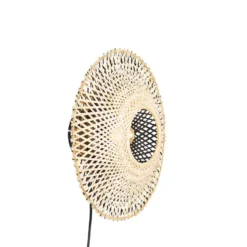 Qazqa wandlamp rina beige e27