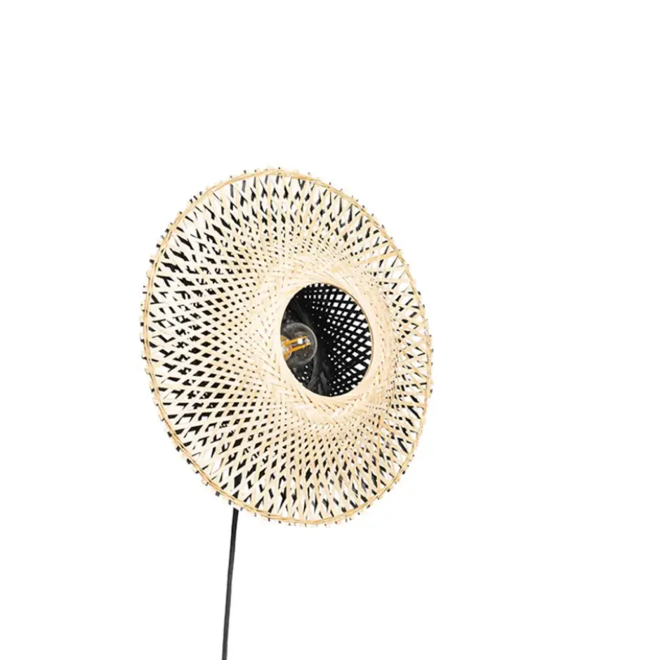 Qazqa wandlamp rina beige e27