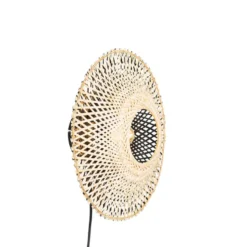 Qazqa wandlamp rina beige e27