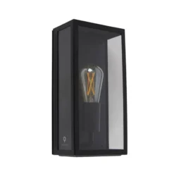 Qazqa wandlamp rotterdam zwart e27