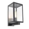 Qazqa wandlamp rotterdam zwart e27