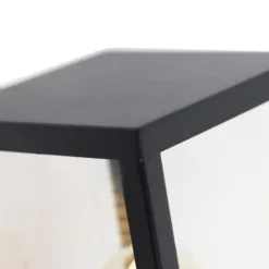 Qazqa wandlamp rotterdam zwart e27