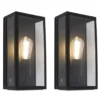 Qazqa wandlamp rotterdam zwart