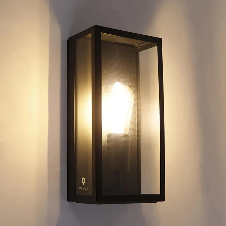 Qazqa wandlamp rotterdam zwart