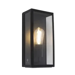 Qazqa wandlamp rotterdam zwart
