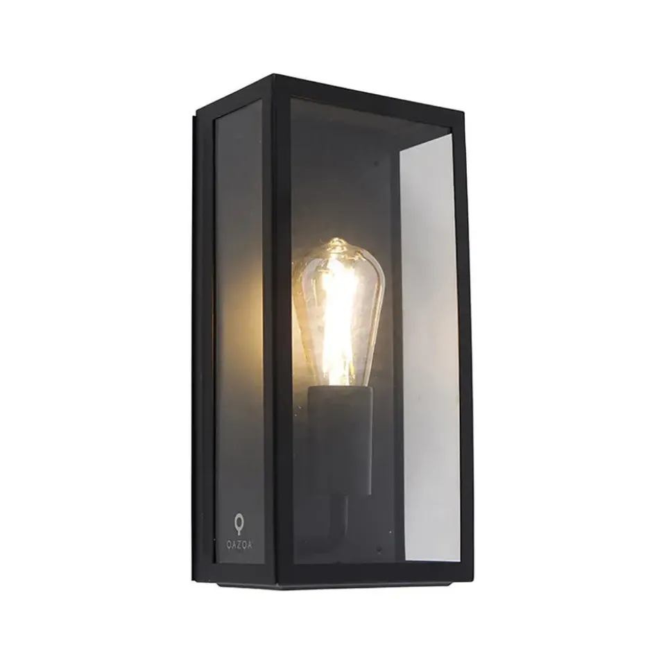 Qazqa wandlamp rotterdam zwart