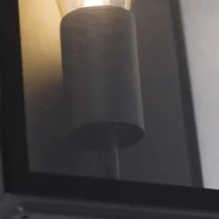 Qazqa wandlamp rotterdam zwart