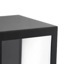 Qazqa wandlamp rotterdam zwart e27