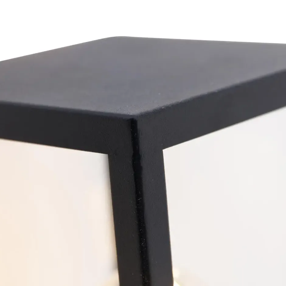Qazqa wandlamp rotterdam zwart e27