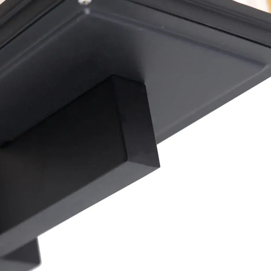 Qazqa wandlamp sutton zwart e27