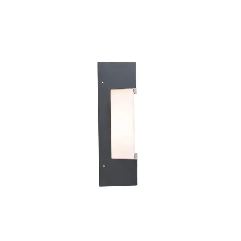Qazqa wandlamp tide grijs e27