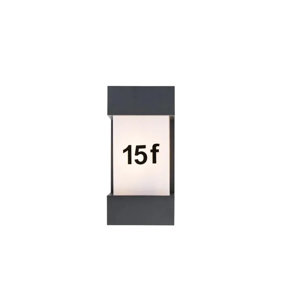 Qazqa wandlamp tide grijs e27