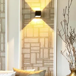 Qazqa wandlamp transfer zwart g9