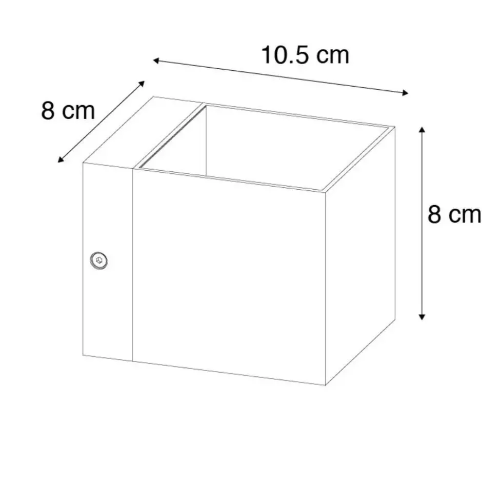 Qazqa wandlamp transfer zwart g9