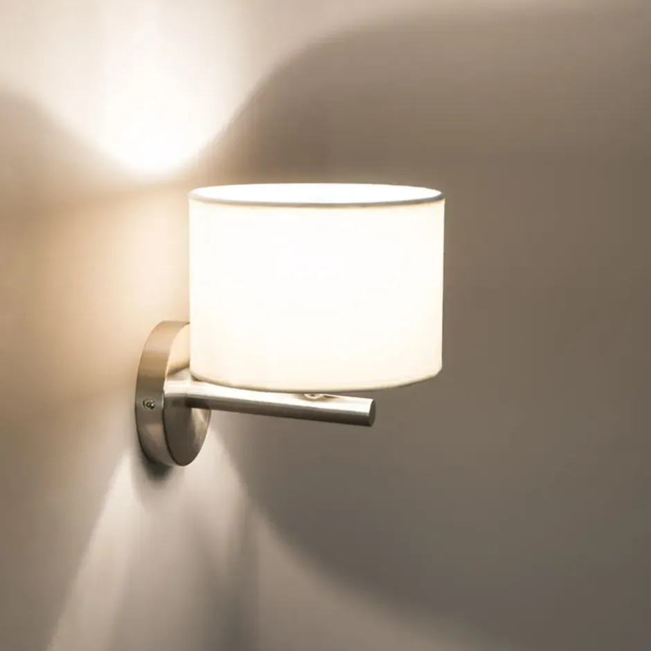Qazqa wandlamp vt wit e27