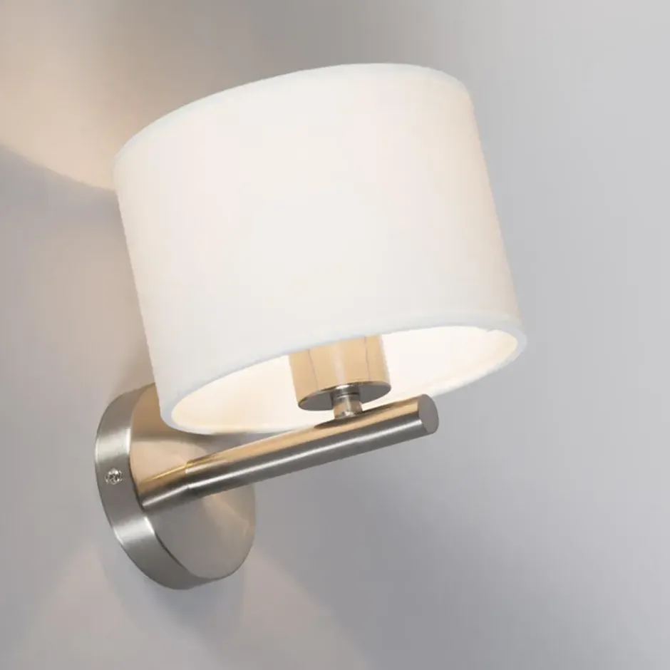 Qazqa wandlamp vt wit e27