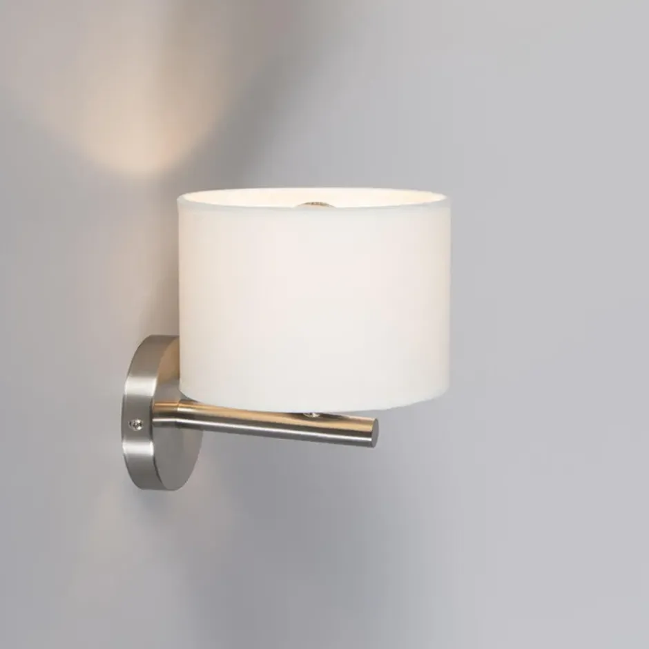 Qazqa wandlamp vt wit e27