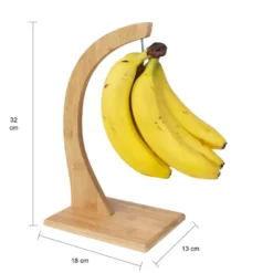 QUVIO Bananenhouder of druivenhouder hout