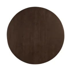 QUVIO Eettafel Sofia – Rond – Ø120 – Kruispoot – Bruin