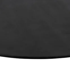 QUVIO Eettafel Sofia – Rond – Ø130 – Kruispoot – Zwart