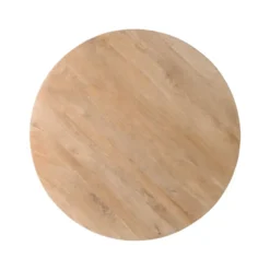 QUVIO Eettafel Sofia - Rond - Kruispoot - FSC® - ø150 cm - Naturel