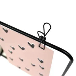 QUVIO Fotoframe met vaasje - Zwart en wit