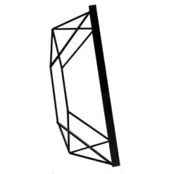 QUVIO Fotolijstje hexagon staal 15 x 15cm - Zwart