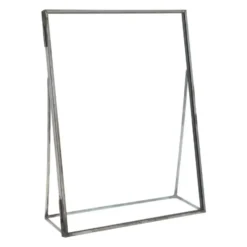 QUVIO Fotolijst - Metaal - Glas - Antraciet - 15.5 x 20 cm