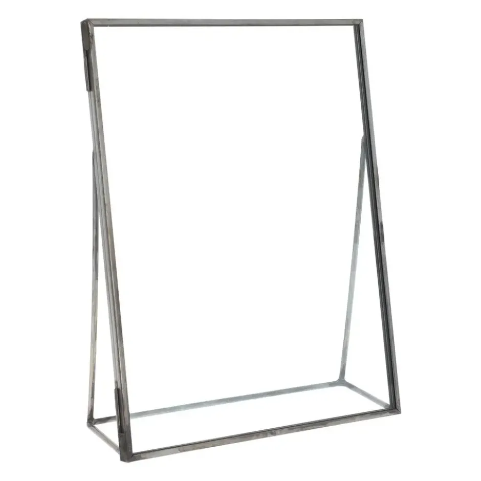 QUVIO Fotolijst - Metaal - Glas - Antraciet - 15.5 x 20 cm