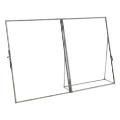 QUVIO Fotolijst - Metaal - Glas - Antraciet - 15.5 x 20 cm