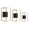 QUVIO Fotolijst staand rechthoek 15x20,5 cm + 13x18 cm + 10,5x15,5 cm - Goud