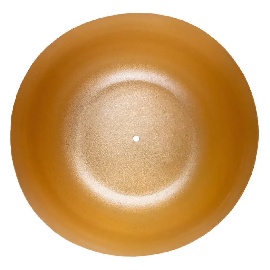QUVIO Gouden bloempot - Metaal - ø17x15 cm - Goud
