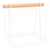 QUVIO Houder voor snijplanken - Metaal - Wit