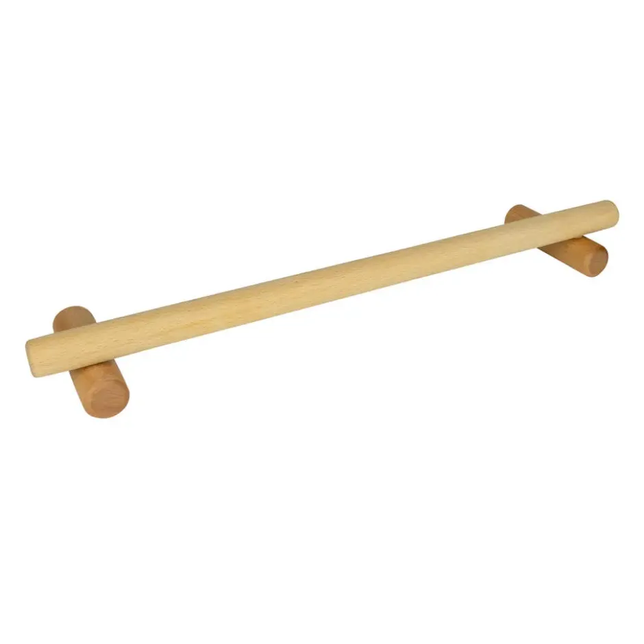 QUVIO Houten kledingrek stang - Hout - 45 cm - Bruin