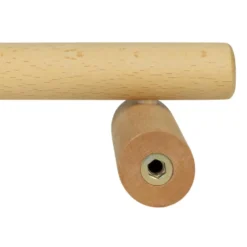 QUVIO Houten kledingrek stang - Hout - 45 cm - Bruin