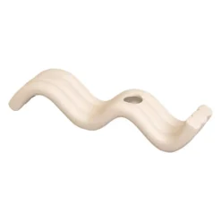 QUVIO Kandelaar golvend - Keramiek - Beige
