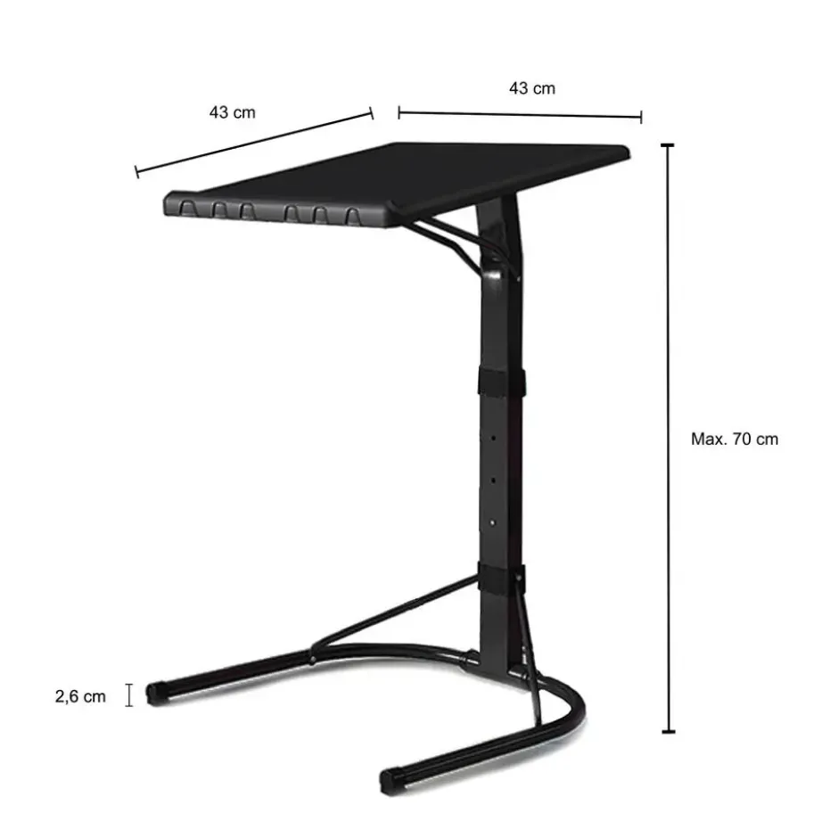 QUVIO Laptop bijzet tafel groot
