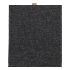 QUVIO Organizer vierkant - 23 x 26,5 cm - Vilt - Donker grijs