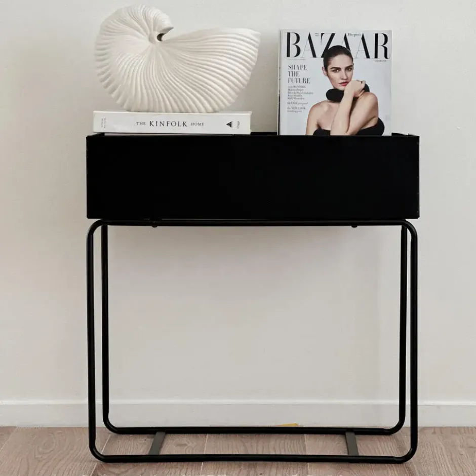 QUVIO planten tafel / planten bak - Zwart