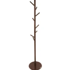 QUVIO Staande kapstok hout bruin