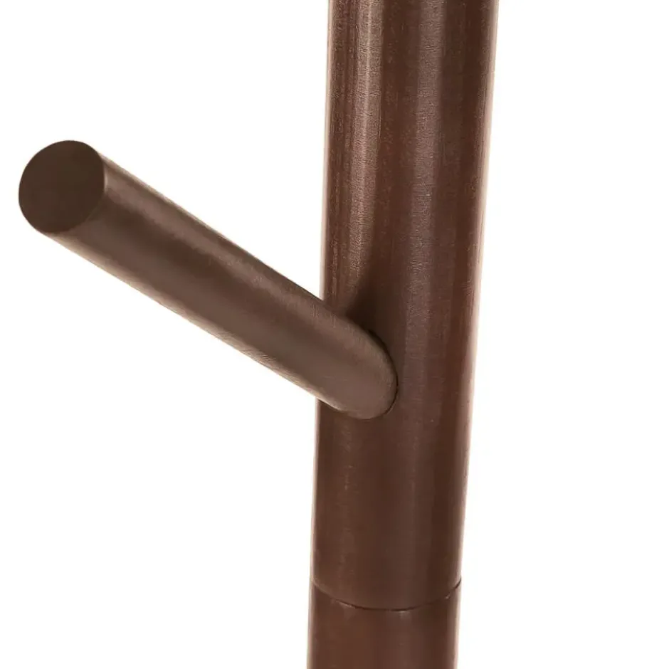 QUVIO Staande kapstok hout bruin