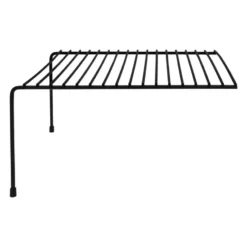 QUVIO Uitschuifbaar keukenkast organizer - Metaal - Zwart